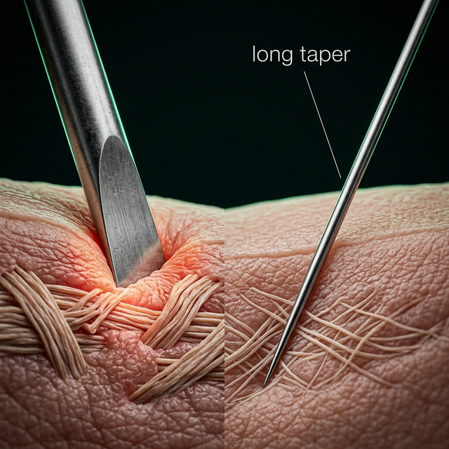 ¿Carne molida? El secreto de la penetración del "Taper" en agujas